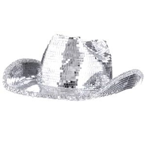 Mirror Tile DiscoBall Hat - Silver